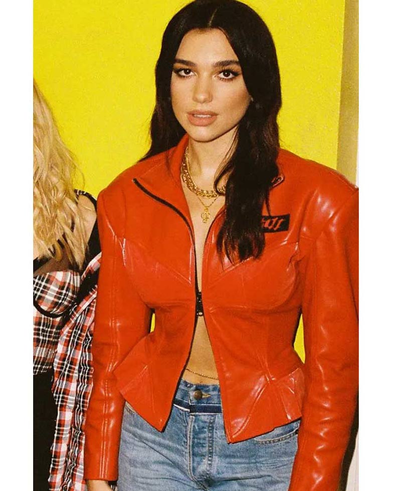 Fever Dua Lipa Red Jacket