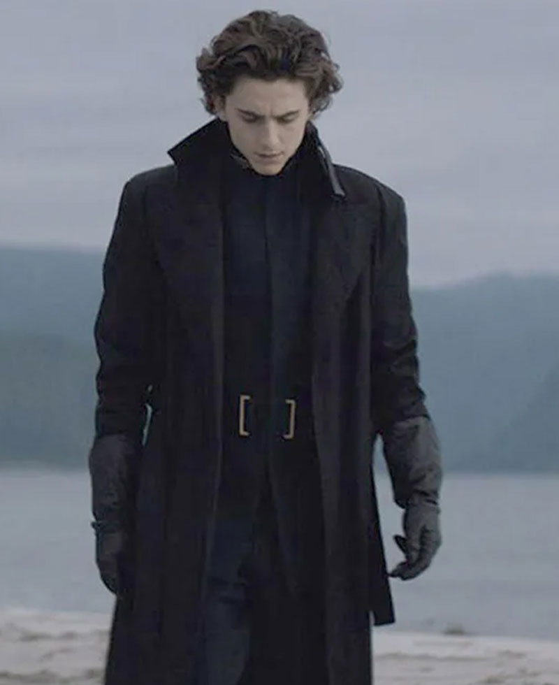 Dune Timothee Chalamet Black Coat