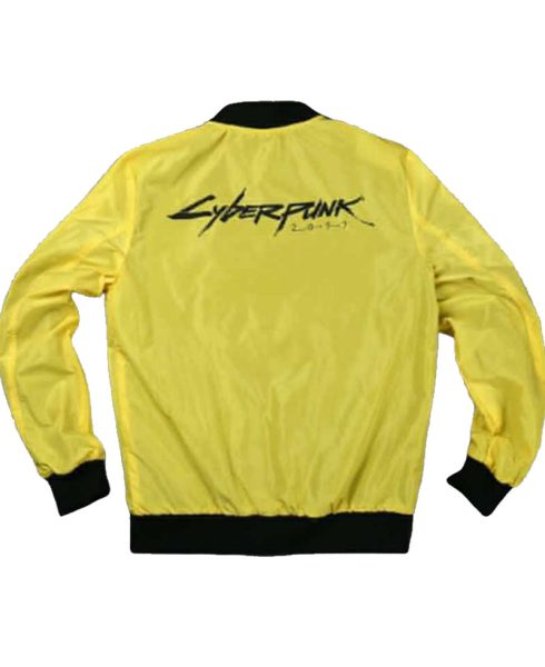 yellow bomber jacket
