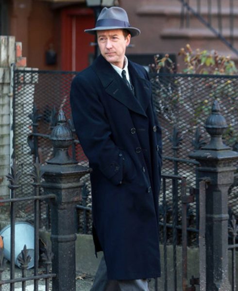 Edward Norton Motherless Brooklyn Wool Coat
