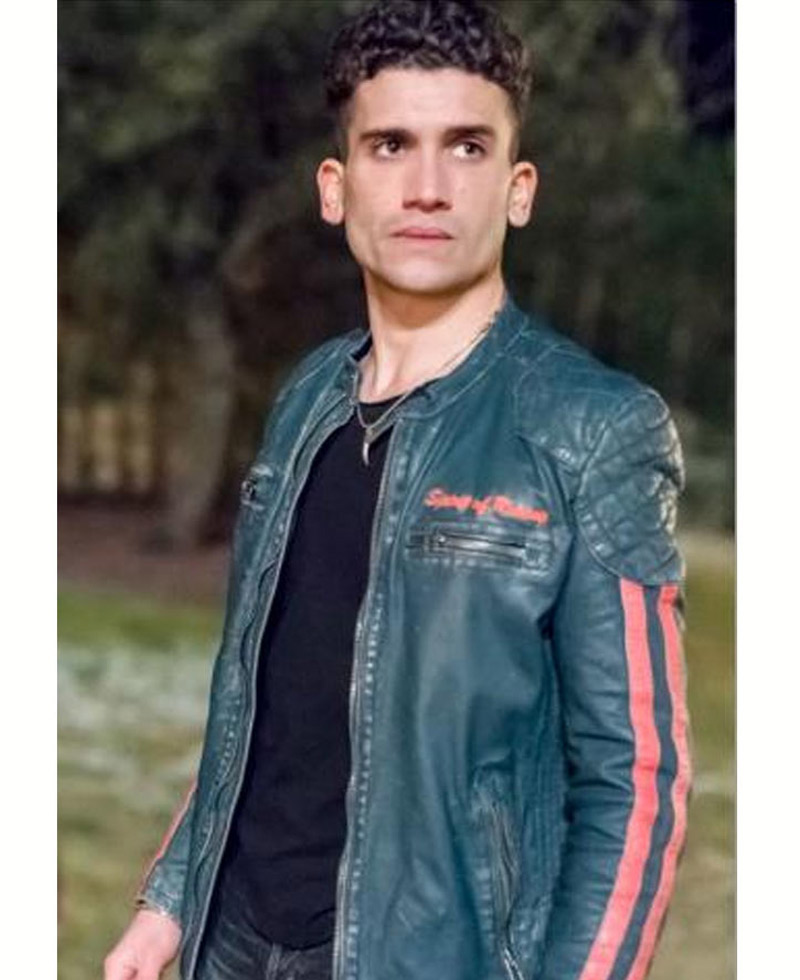Elite Jaime Lorente Biker Leather Jacket