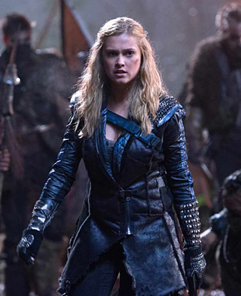 Clarke Griffin The 100 Leather Coat