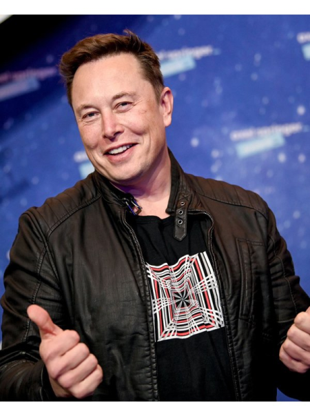 Elon Musk Tesla Event Leather Jacket