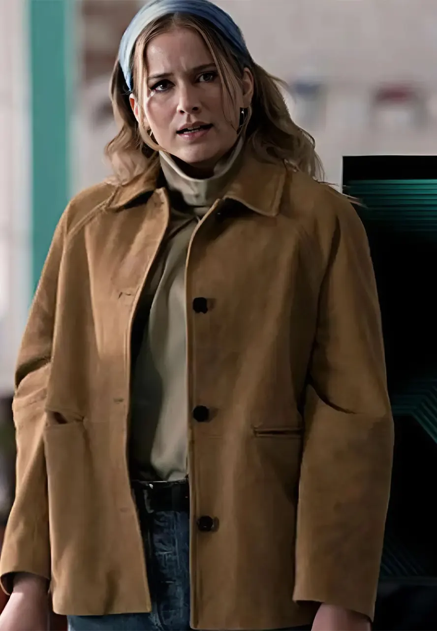 Elsbeth 24 Elizabeth Lail Brown Jacket