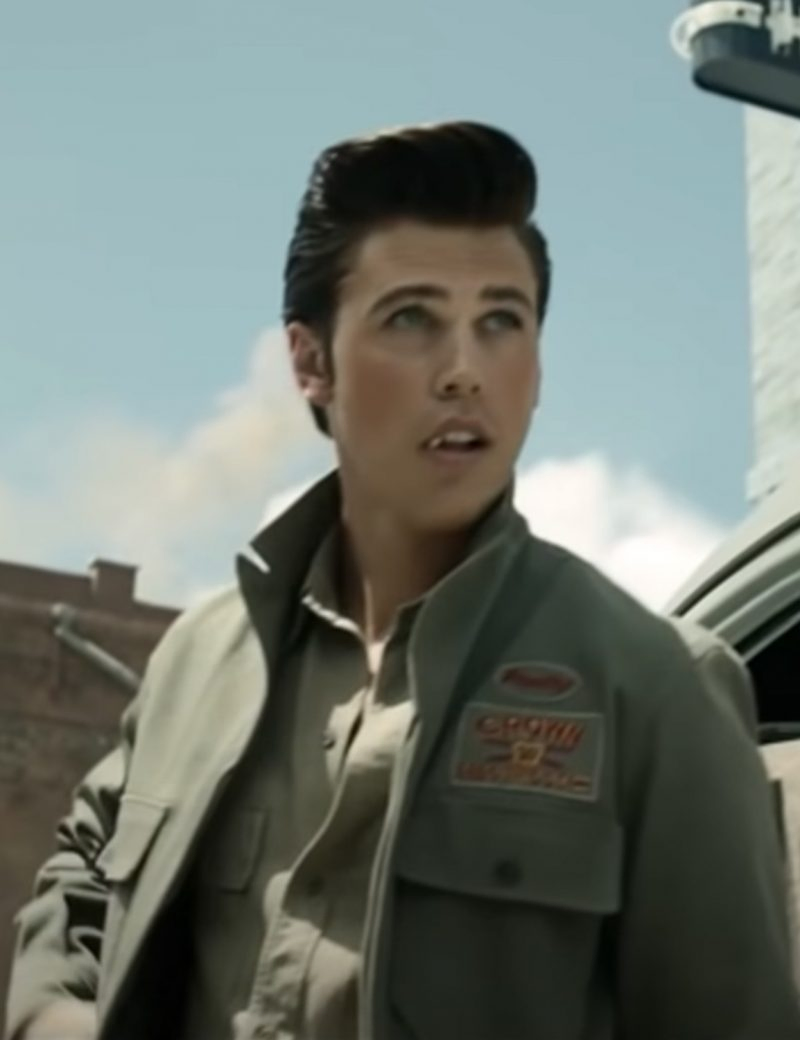 Elvis 2022 Austin Butler Green Jacket