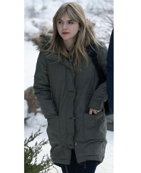 Emilia Jones Locke and Key Green Jacket