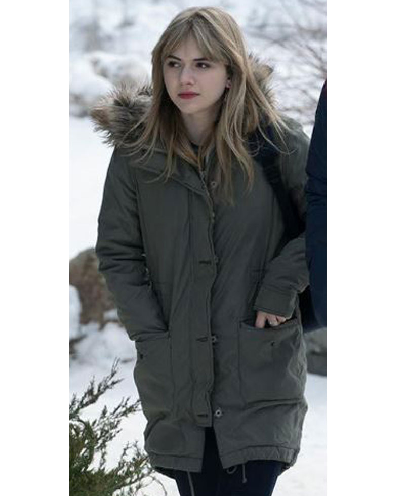 Emilia Jones Locke and Key Green Jacket