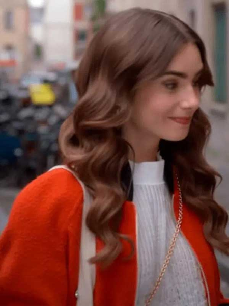 Emily in Paris S2 Emily Cooper Orange Jacket