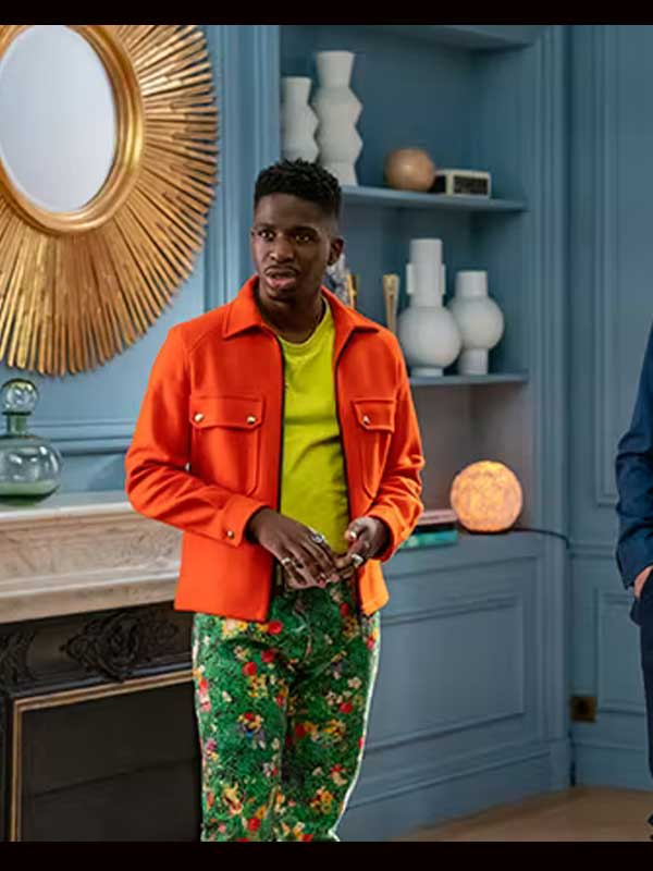 Emily in Paris S2 Samuel Arnold Orange Jacket