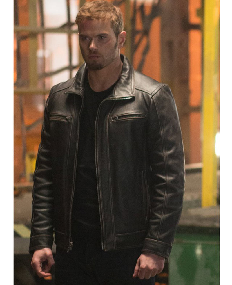 Kellan Lutz Extraction Film Harry Turner Leather Jacket
