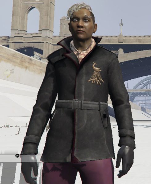 Pagan Min Far Cry 4 Belted Leather Coat