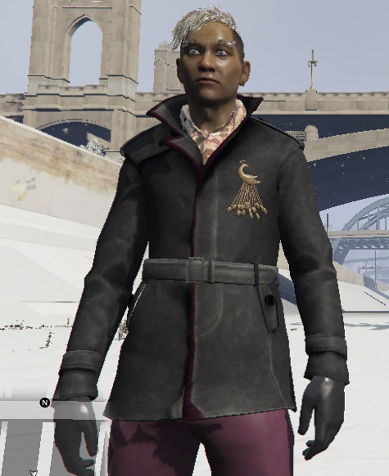 Pagan Min Far Cry 4 Belted Leather Coat