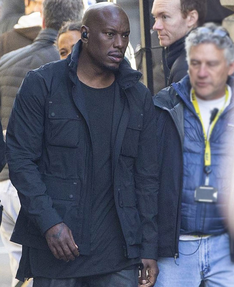 Fast and Furious 9 Tyrese Gibson Black Cotton Jacket