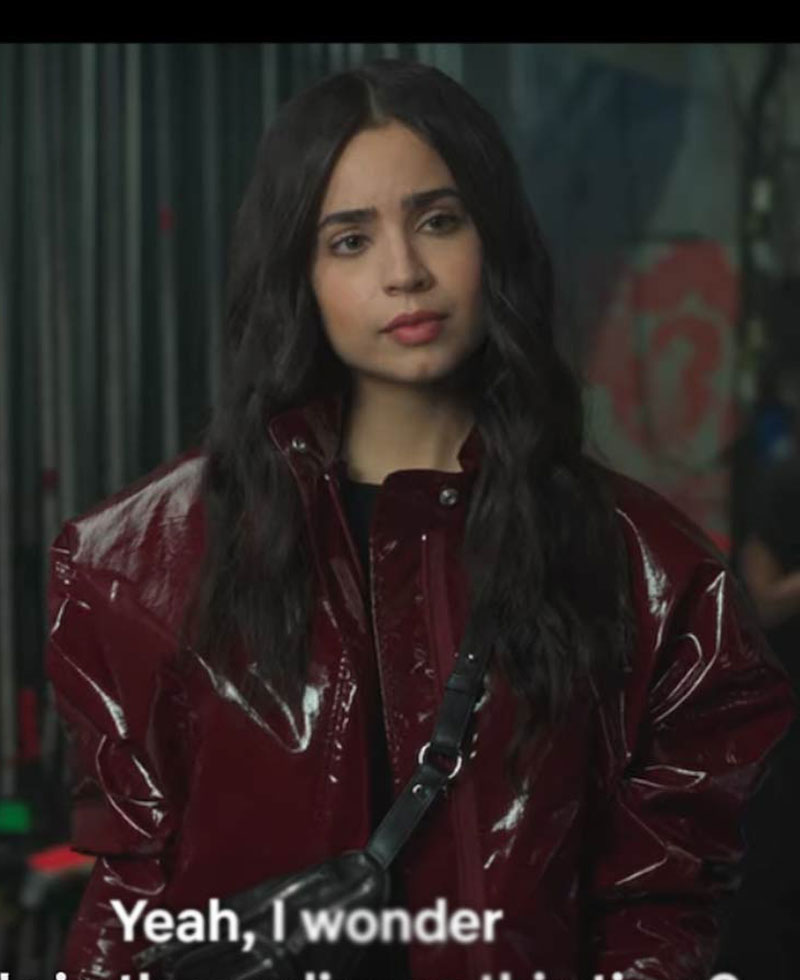 Feel the Beat Film Sofia Carson PVC Jacket