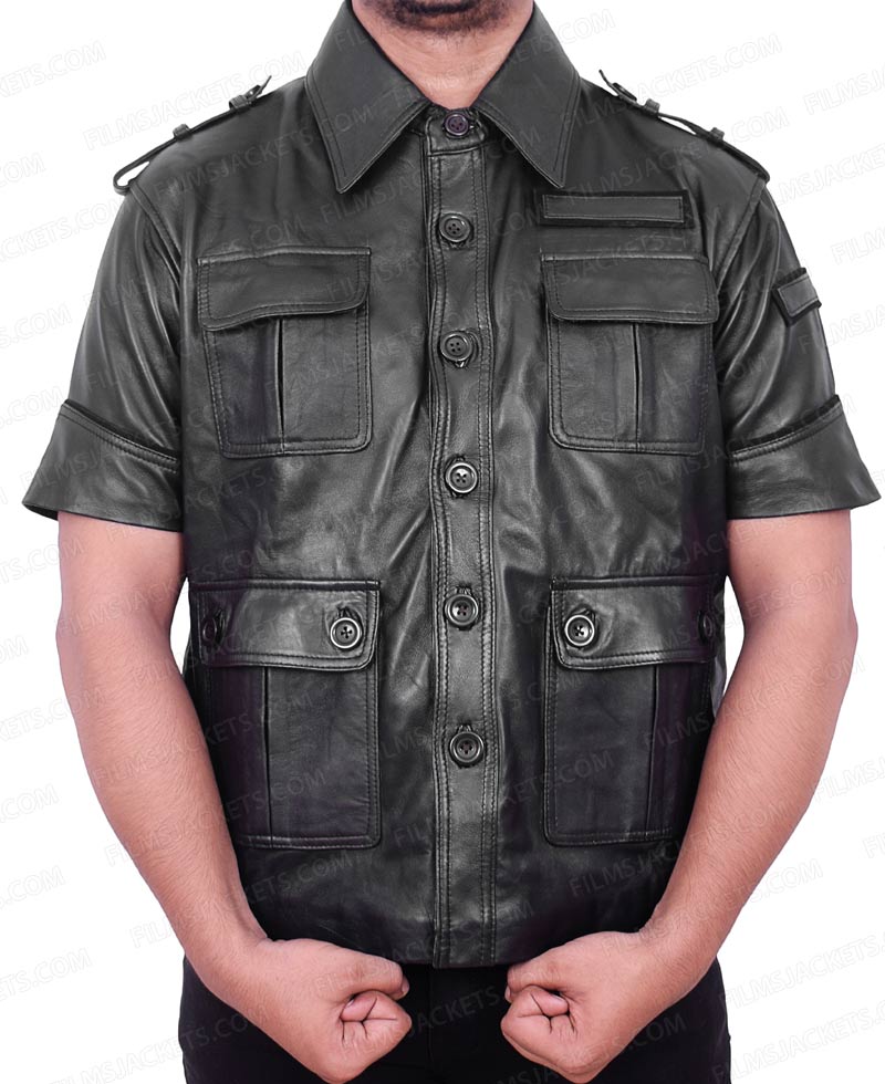Final Fantasy 15 Game Gladiolus Amicitia Leather Jacket