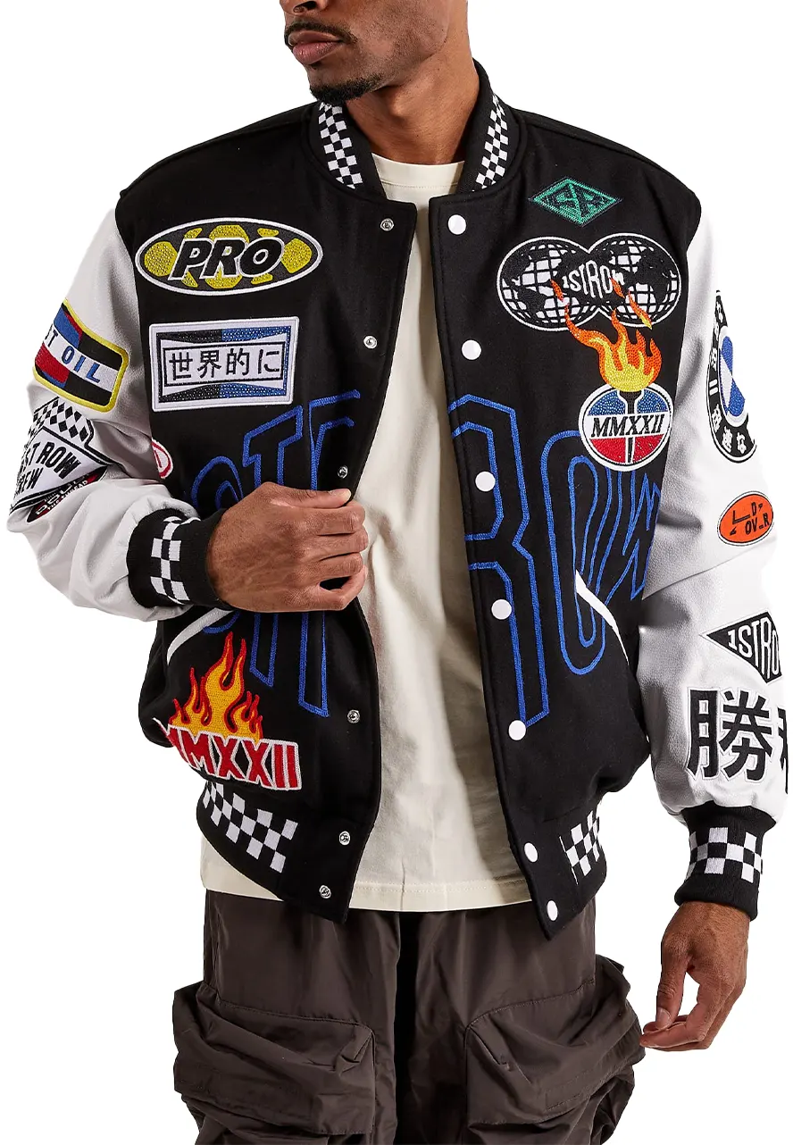 First Row Motorsport Varsity Jacket