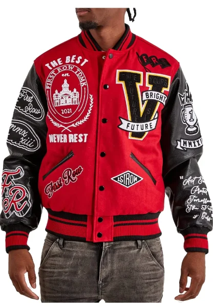 First Row The Best Never Rest Varsity Jacket