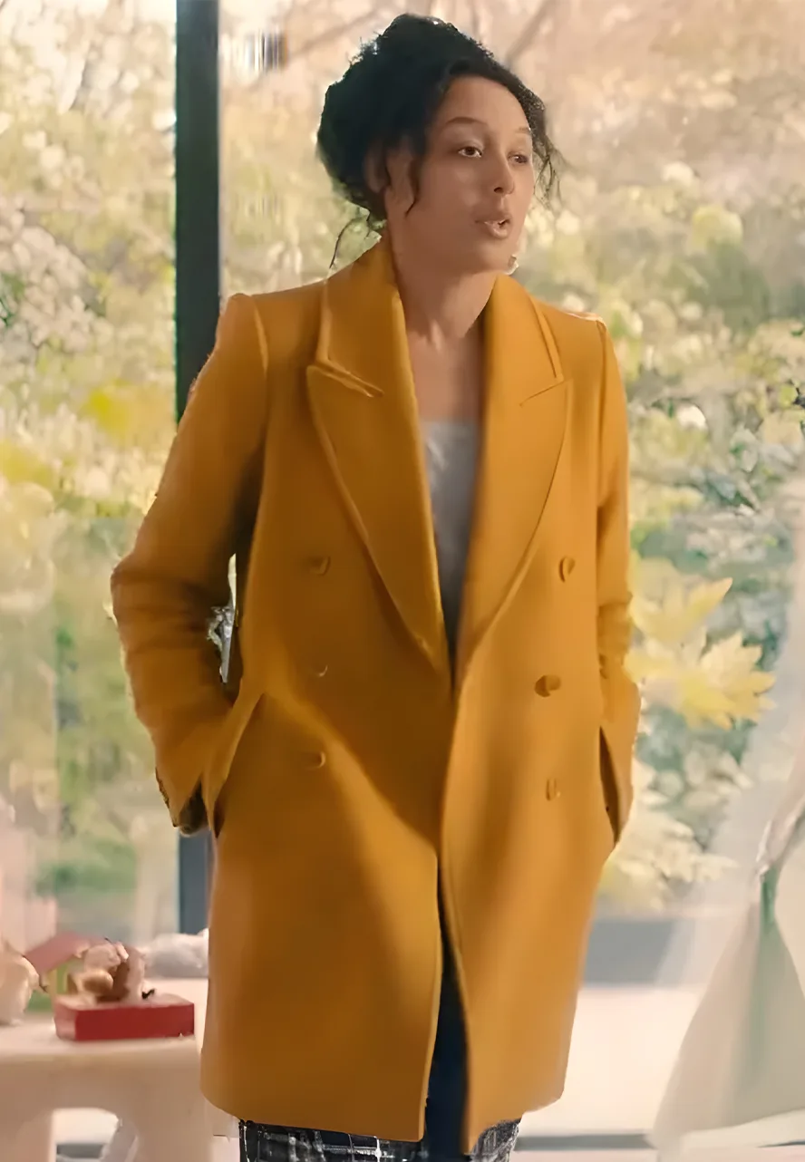 Fool Me Once 2024 Adelle Leonce Yellow Coat