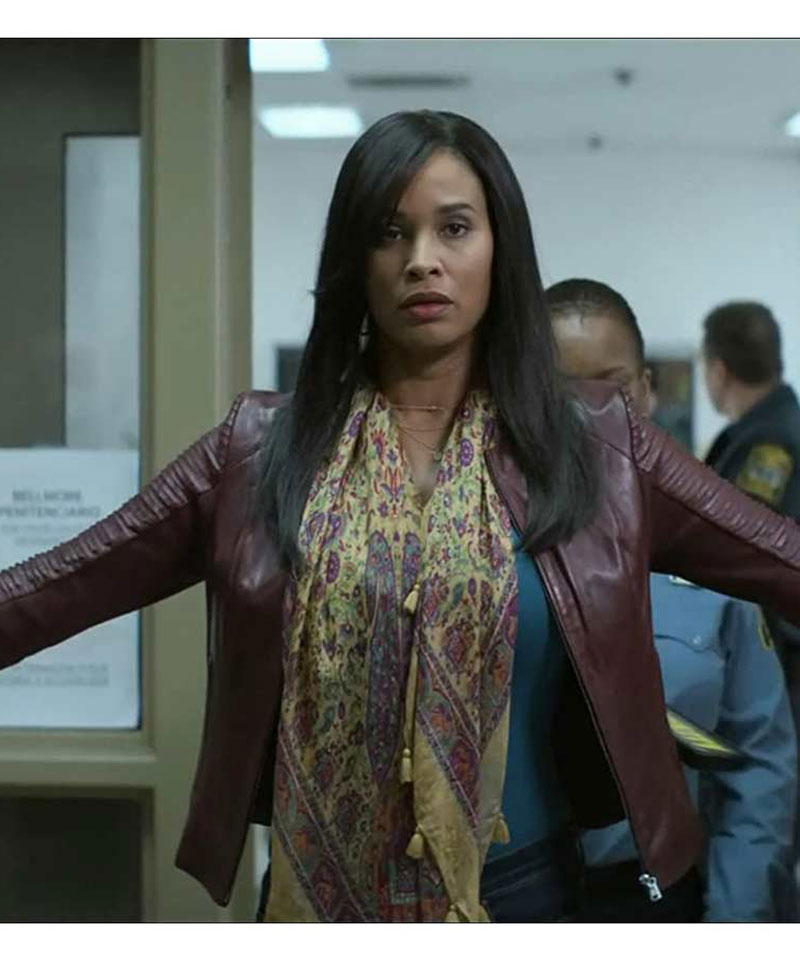 Joy Bryant For Life Leather Jacket