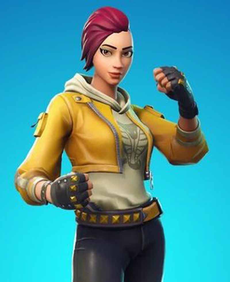 Fortnite Gang Kobry Yellow Leather Jacket