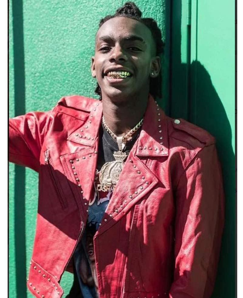 Freddy Krueger YNW Melly Studded Leather Jacket