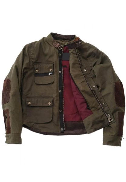 Fuel Division 2 Motorcycle Green Jacket