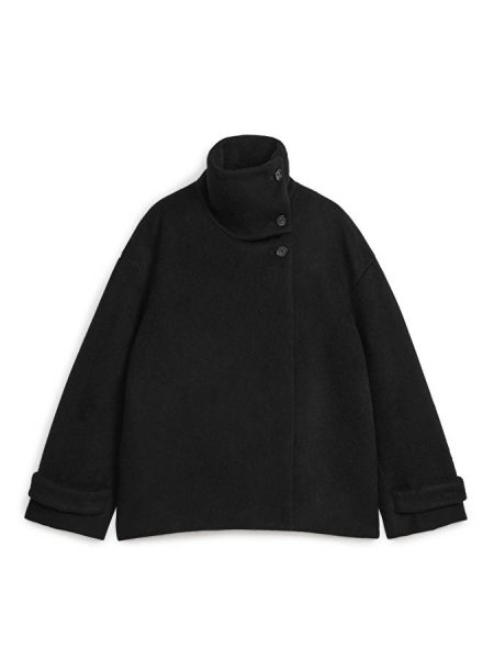Fuzzy Wool Blend Jacket