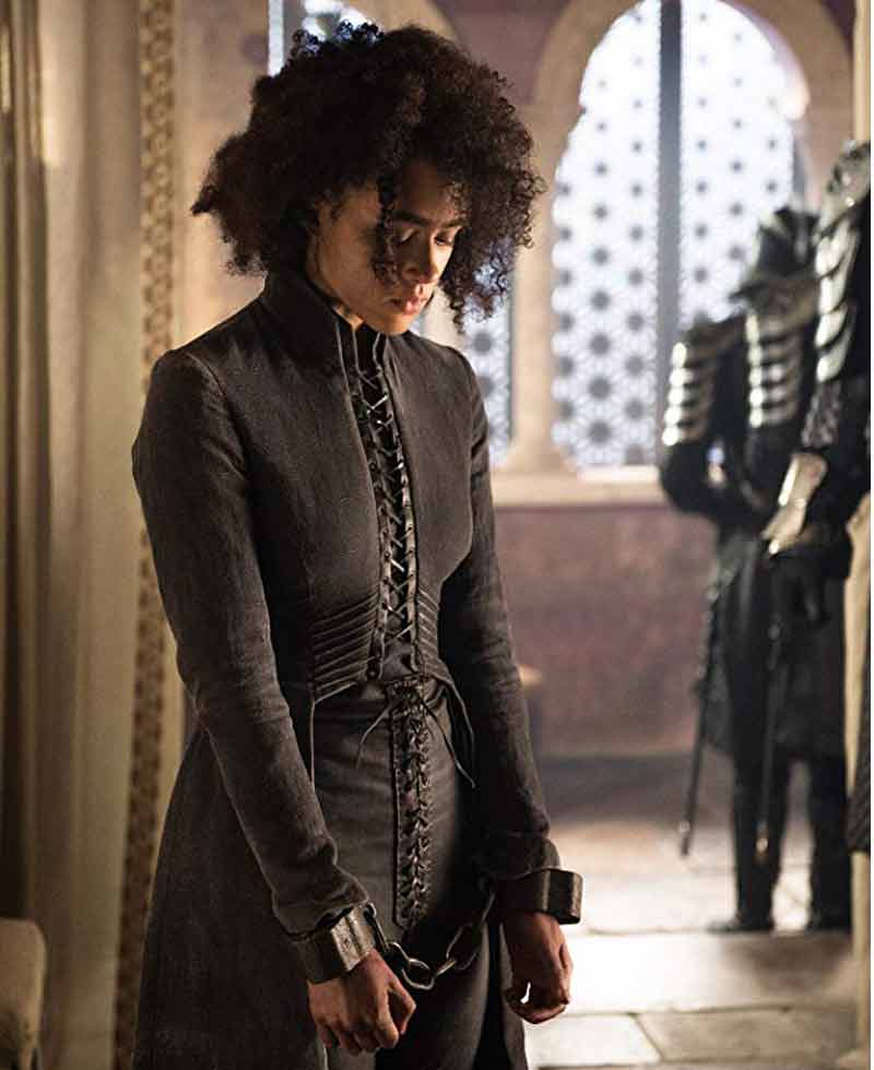 Game of Thrones Nathalie Emmanuel Trench Coat