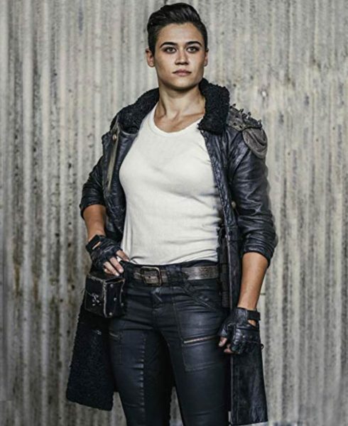 Z Nation Katy M O'Brian Leather Coat