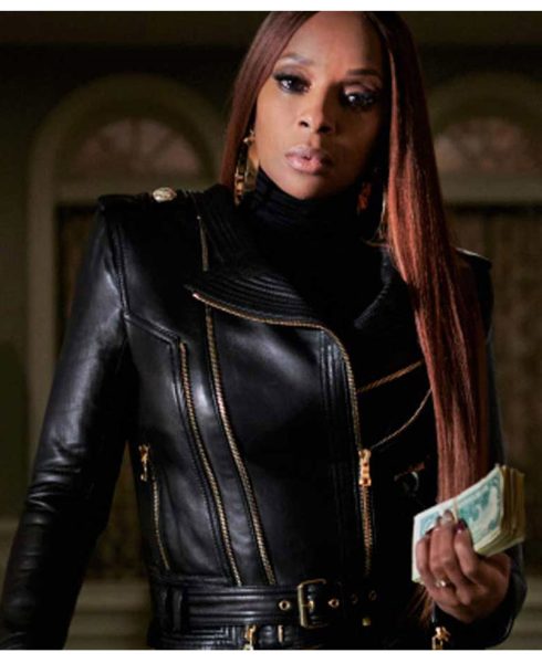 Mary J Blige Power Book II Leather Jacket