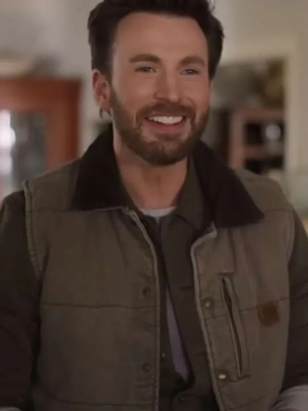 Ghosted Chris Evans Grey Vest