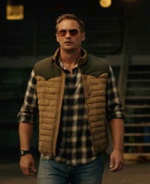 Alexander Skarsgard Godzilla Vs Kong Brown Vest
