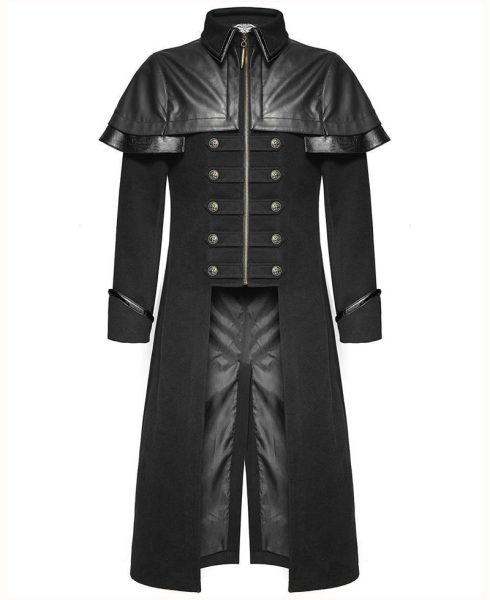 Highwayman Gothic Military Black Coat
