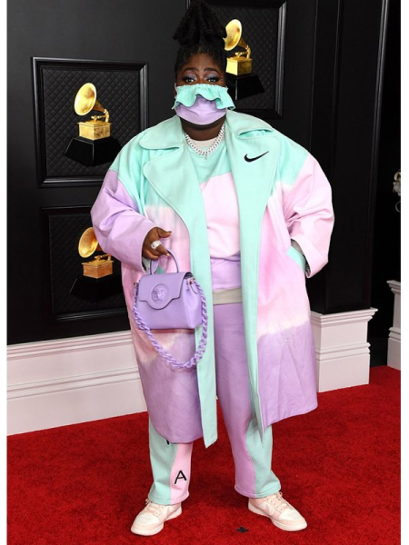 Grammy Awards Chika Pastel Fashion Long Coat