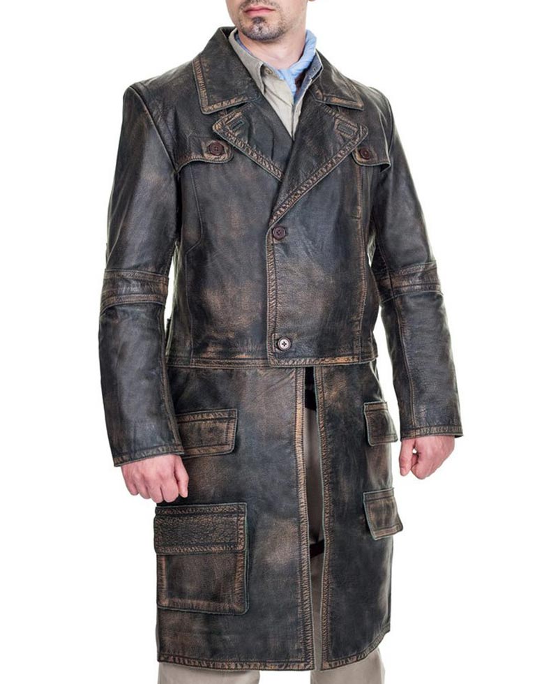 Nolan Defiance Grant Bowler Leather Coat