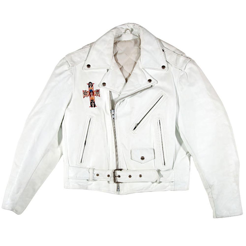 Guns N Roses Axl Rose White Jacket