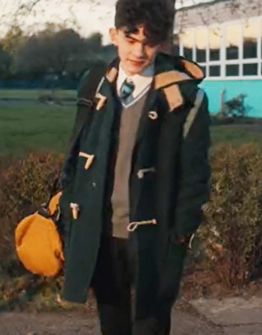 Heartstopper 2022 Joe Locke Green Trench Coat