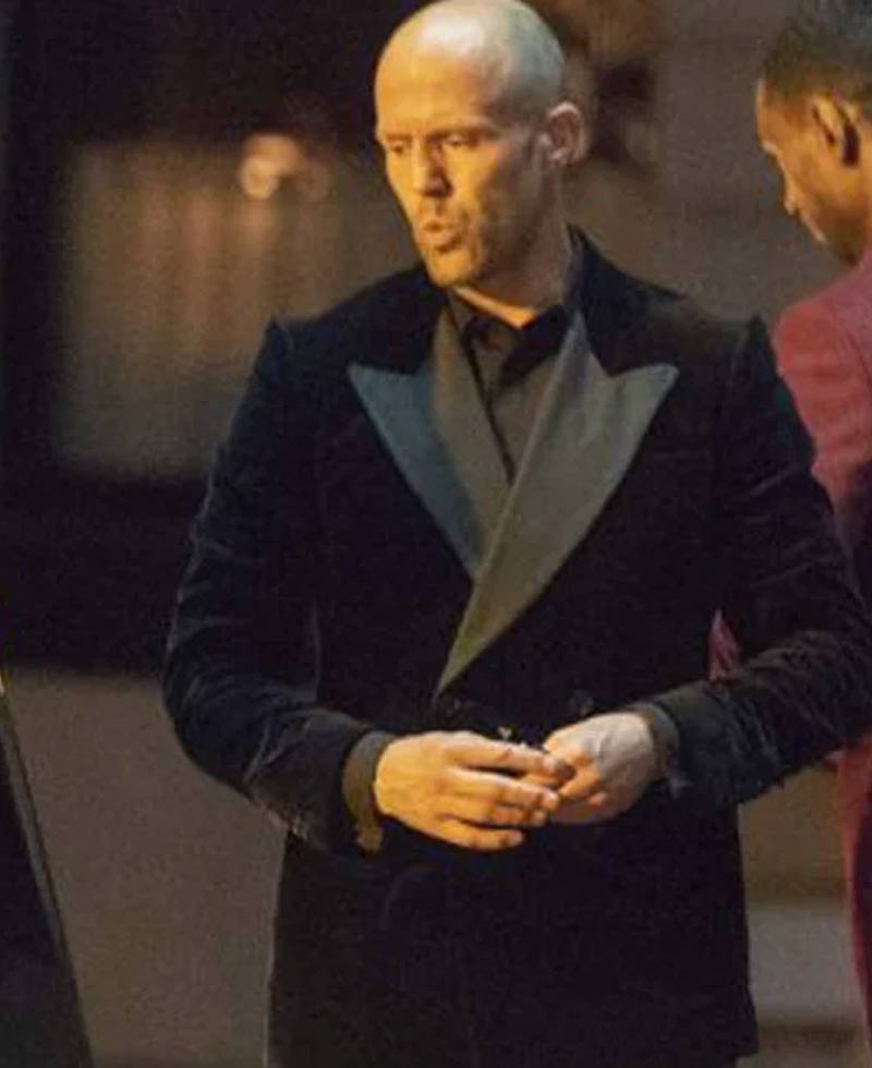 Hobbs & Shaw Jason Statham Blue Blazer