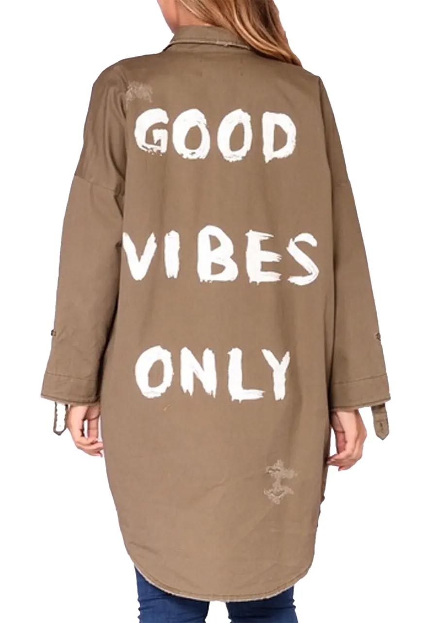 Holi Slay Good Vibes Only Jacket