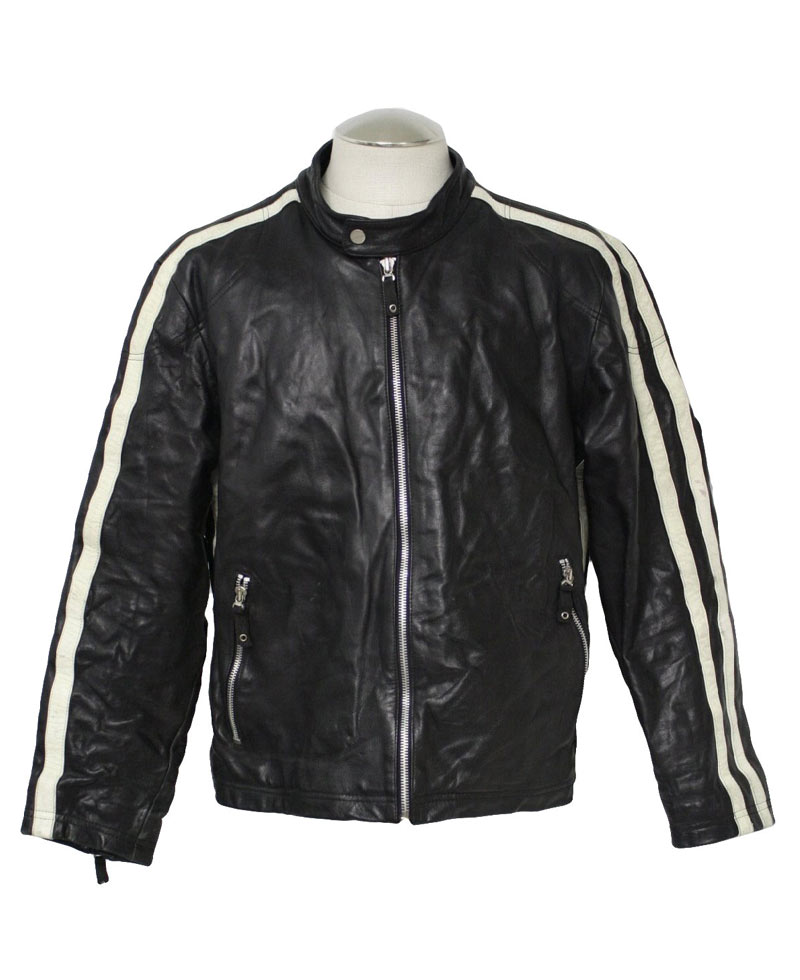 House of D David Duchovny Motorcycle Leather Jacket