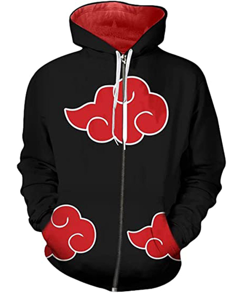 Itachi Akatsuki Black Hoodie