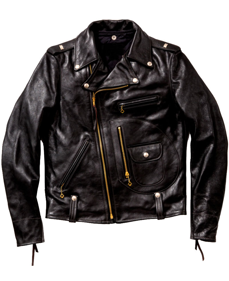 Biker J-24 Cow-Hide Leather Jacket