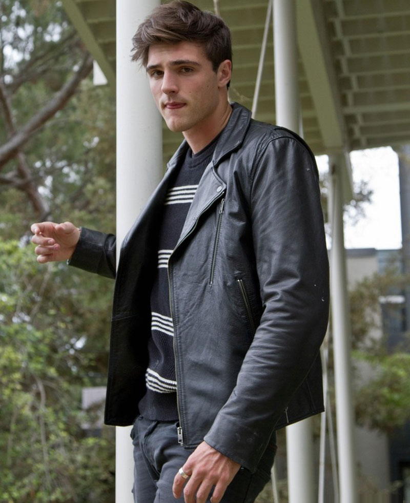 The Kissing Booth 2 Jacob Elordi Back Leather Jacket