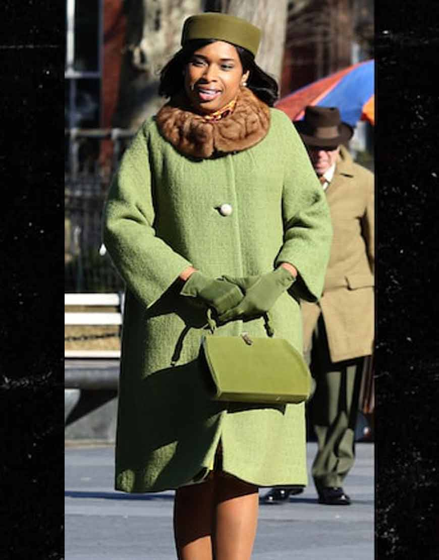 Jennifer Hudson Respect Green Coat