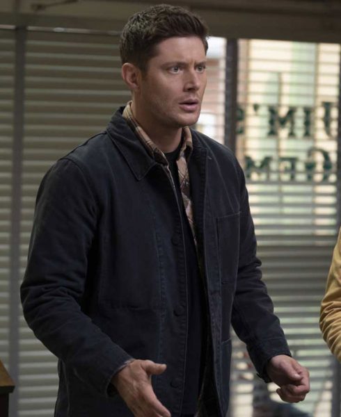 Supernatural Season 15 Jensen Ackles Black Jacket