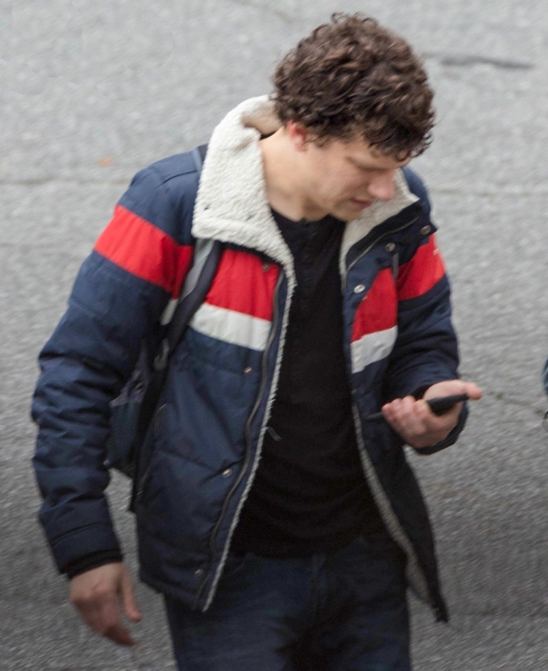 Jesse Eisenberg Zombieland Double Blue Jacket