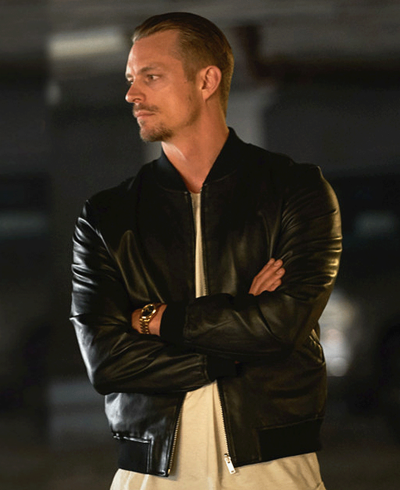 Joel Kinnaman The Informer Leather Jacket