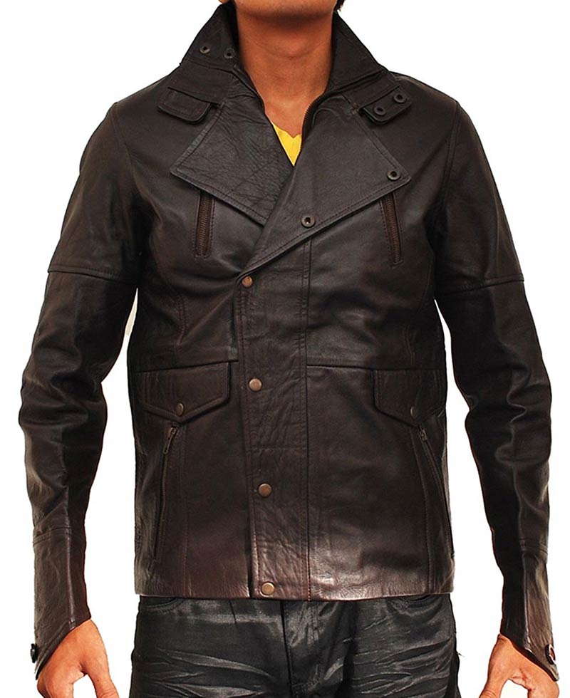 Charlie Wax From Paris With Love John Travolta Leather Jacket