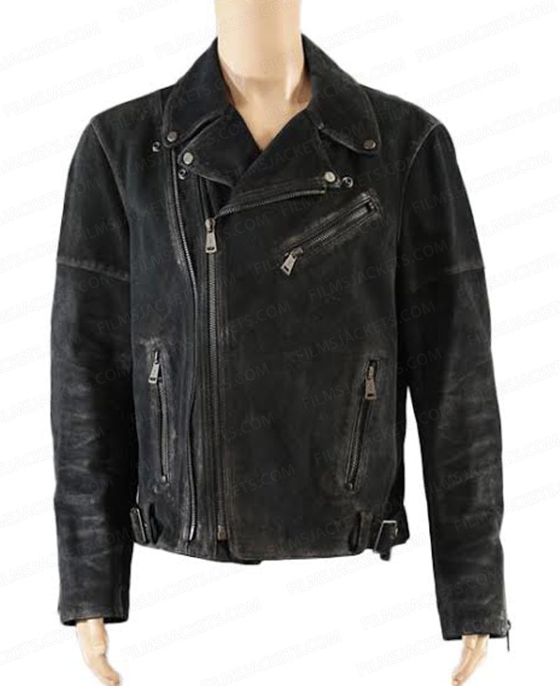 Buddy Baby Driver Jon Hamm Leather Jacket