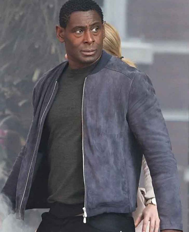 Supergirl David Harewood Suede Leather Jacket